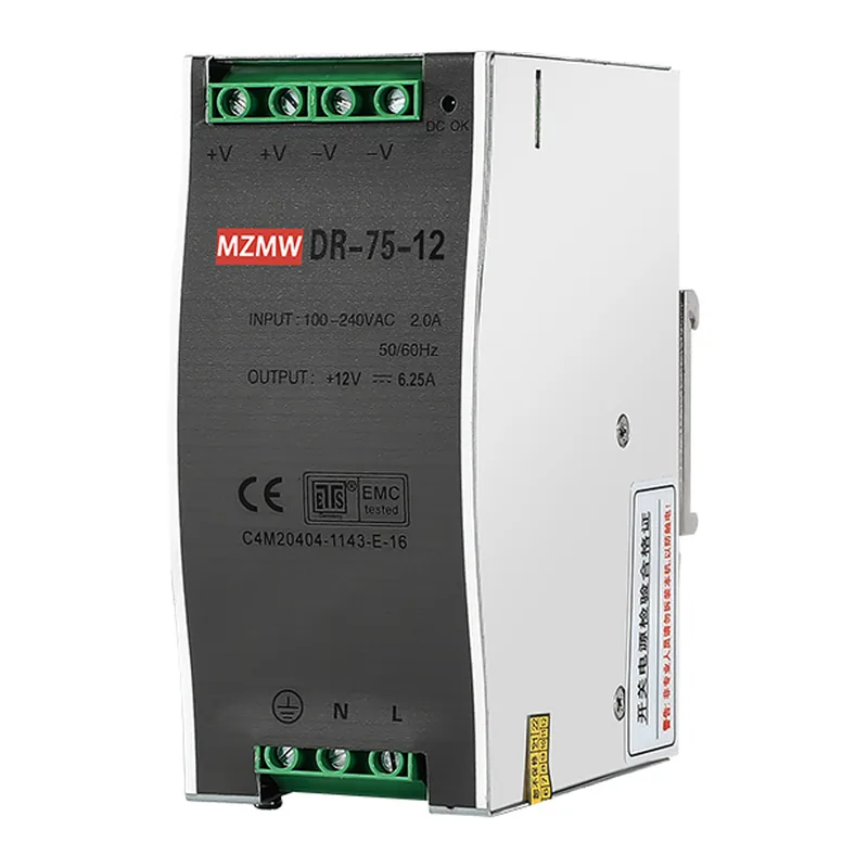DR-75 75W DIN Rail Switching Power Supply