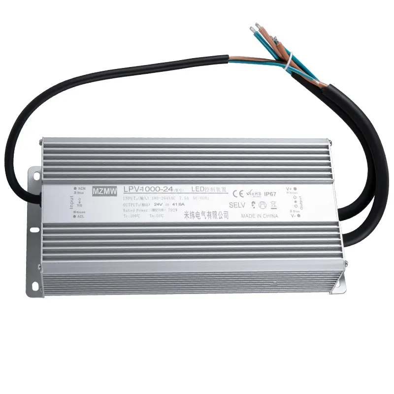 LPV-1000 1000W IP67 Waterproof LED Driver