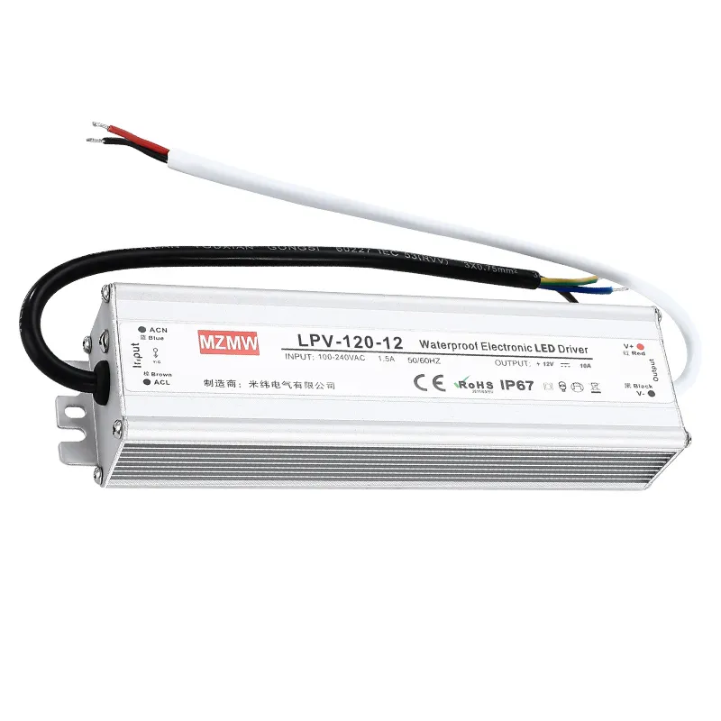 LPV-120 120W IP67 Waterproof LED Driver