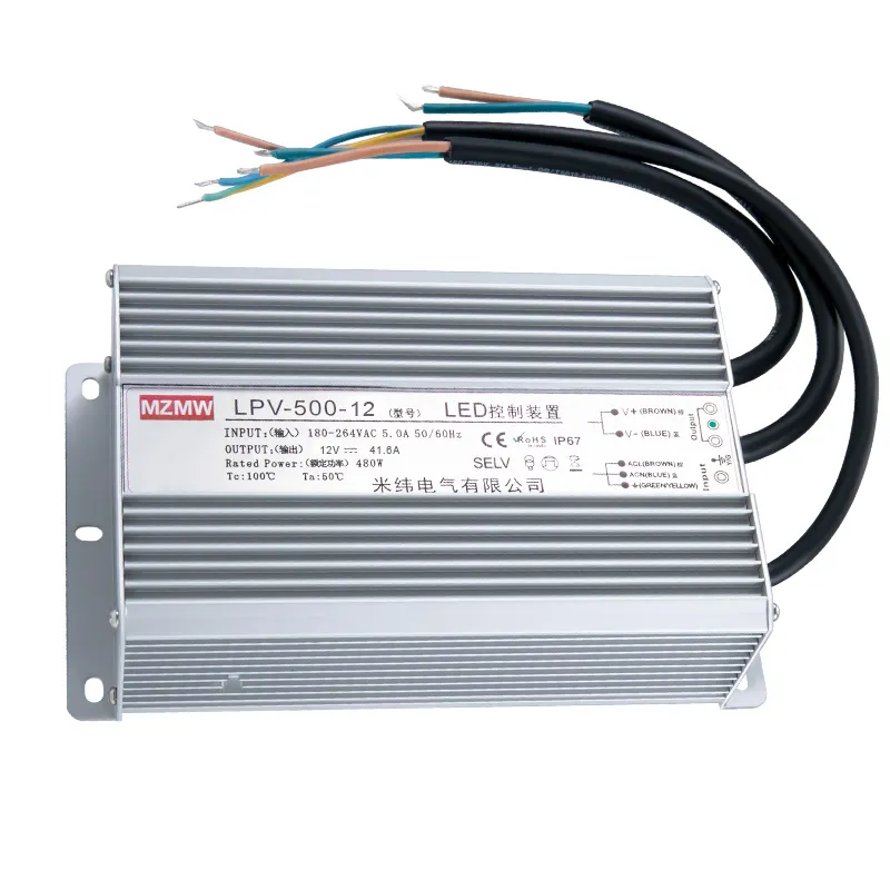 LPV-500 500W IP67 Waterproof LED Driver
