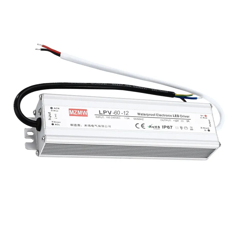 LPV-60 60W IP67 Waterproof LED Driver